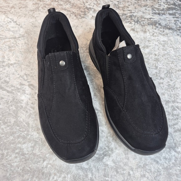 Kim Rogers Yola Black Slip On Loafers Womens 8.5M Ultra Comfort Casual Shoes - Picture 1 of 10